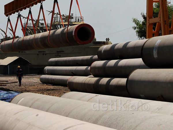 Mengunjungi Pabrik Produksi Tiang Pancang