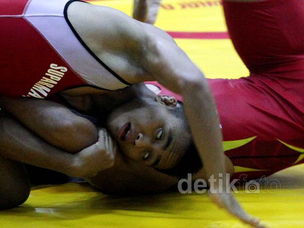 Jelang SEA Games, Atlet Gulat Giat Berlatih