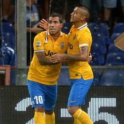 Gol Debut Tevez di Seri A Menangkan Juve