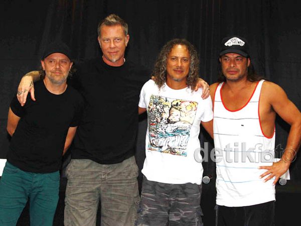 Jumpa Pers Metallica di Jakarta