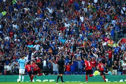Dengan hasil ini, City kini menempati posisi keenam klasemen sementara dengan koleksi tiga poin dari dua partai. Cardiff, yang juga punya tiga poin, berada di posisi ke-11. Getty Images/Michael Steele.