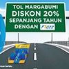 Pakai Flazz, Bayar Tol Surabaya-Gresik Diskon 20%