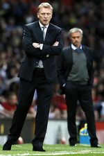 Ekspresi Serius Mourinho dan Moyes