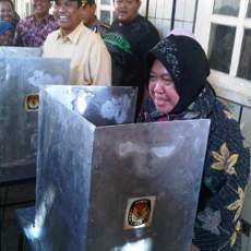 Risma Ajak Warga Surabaya Gunakan Hak Suara Pilgub Jatim