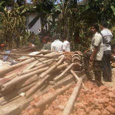 Rumah di Pacitan Ludes Terbakar Saat Ditinggal Nyoblos