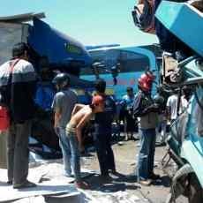 Tronton Vs Tronton di Jalur Pantura Tuban, 2 Orang Tewas