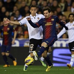  Barca Diuji Valencia di Mestalla