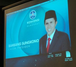 Bambang Sungkono Nongol Sebagai Peserta Konvensi Capres PD