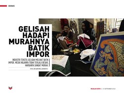 Gelisah Hadapi Murahnya Batik Impor 