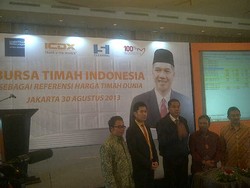 Bursa Timah Indonesia Diluncurkan