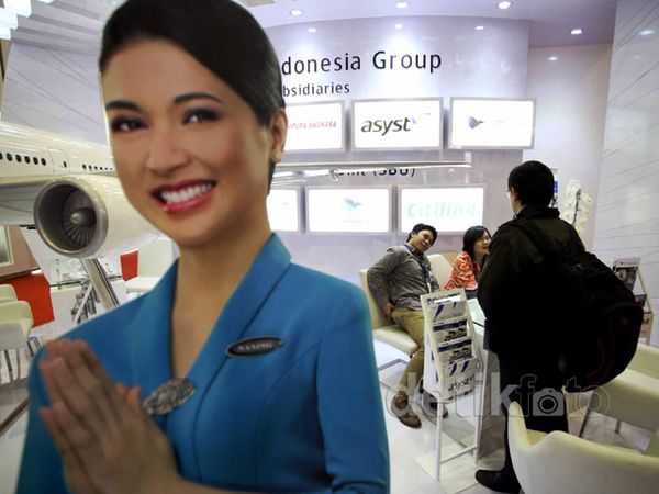 Garuda Rugi Rp 107 Miliar di Semester I-2013