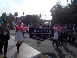  Polisi Cantik Tokyo Sedot Perhatian Pengunjung Karnaval di HI