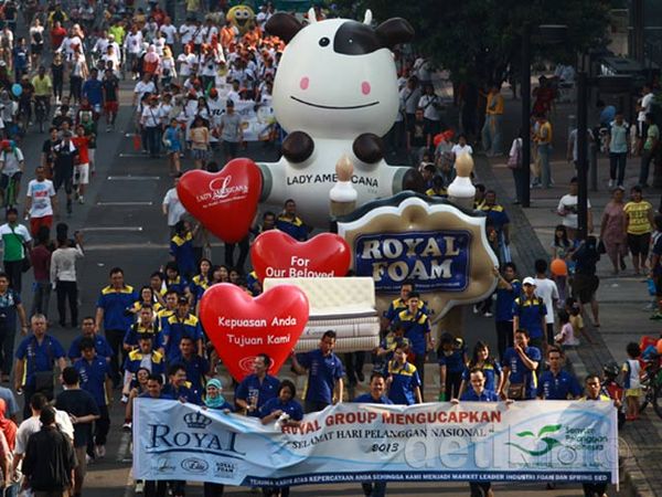 Elite Springbed Ikuti Parade Hari Pelanggan Nasional