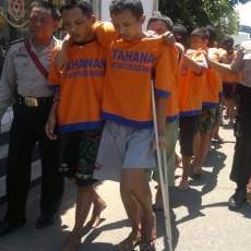 Komplotan Perampas Motor Kepruk Kepala Diringkus