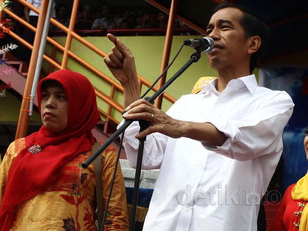 Jokowi Resmikan Blok G Pasar Tanah Abang