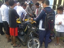 Sempat Bergumul dengan Korban, 2 Pencuri Babak Belur Dihajar Massa