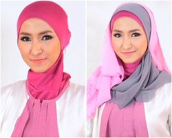 Tampil Chic dengan Tutorial Hijab Girly Style