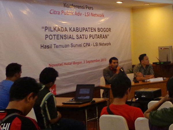 LSI Prediksi Pilkada Kabupaten Bogor