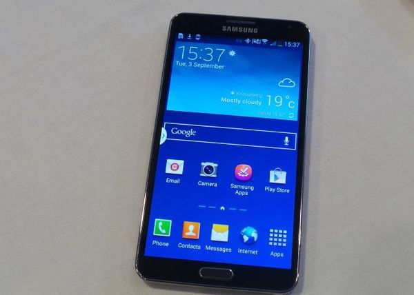 Galaxy Note 3, Android Terbuas Samsung