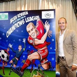 Kisah Arjen Robben dan Liga Champions Dibukukan untuk Anak-anak