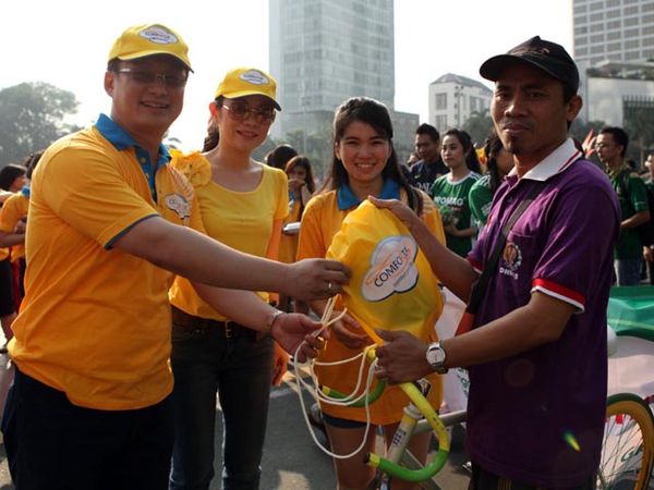 Aksi Simpatik Comforta di Harpelnas