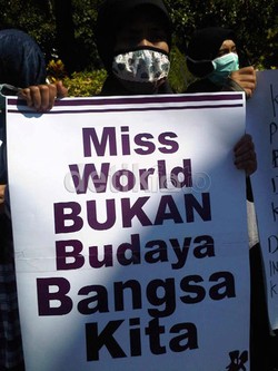 MUI dan Menteri Agama Tak Bisa Larang Miss World