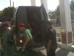 Tak Ada Sambutan Massa untuk 4 Terdakwa di Pengadilan Militer