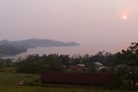 Menikmati Pagi Dari Puncak Bukit di Pulau Samosir