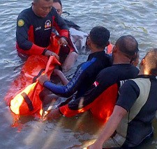 Pria Tenggelam di Sungai Jagir Ditemukan