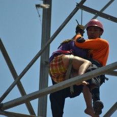 Setelah Dirayu 2,5 jam, Janda Kalut di Semarang Mau Turun dari Sutet