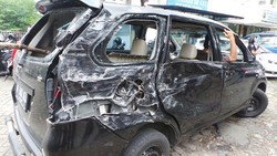 3 Kondisi Avanza yang Terlibat Kecelakaan Maut di KM 8 Tol Jagorawi