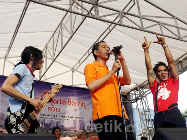 Jokowi Ajak Slank Jadi Duta Kebersihan