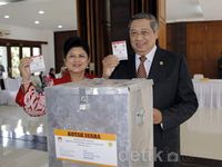 Usai Kunker SBY Langsung Nyoblos