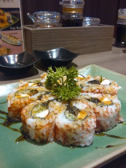 Sushi makes me happy