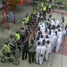 Polisi Sarankan Pelajar Bersepeda ke Sekolah