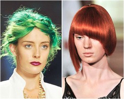 Make-up & Rambut Aneh di New York Fashion Week Spring 2014