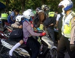 Lantas Jakbar Amankan 48 Motor Pelajar Dalam Razia Selama 2 Hari