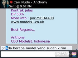 Broadcast Rekrut Model Bugil Tersebar Hingga Yogyakarta