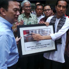 Jokowi Bersama Gubernur BI Kunjungi Pasar Blok G Tanah Abang