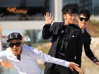 Serunya G-Dragon, Seungri, dan Daesung Syuting Running Man!