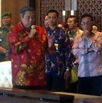 SBY Periksa Kesiapan Ruang dan Lokasi Foto Bersama KTT APEC