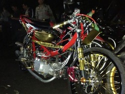 Polisi Razia Aksi Balap Liar di Sejumlah Titik Ibukota Dini Hari Tadi