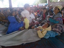 Pemerintah Siapkan Logistik untuk Pengungsi Letusan Gunung Sinabung