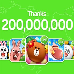 Line Game Rayakan 200 Juta Unduhan