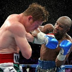 Mayweather Menang Angka Atas Saul Alvarez