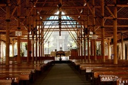 Ada Gereja dari Bambu di Ganjuran