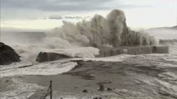 Inilah Wujud Badai Dahsyat yang Hantam Jepang