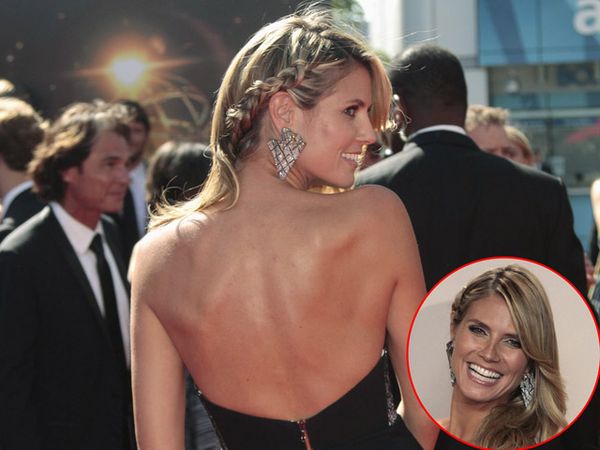 Heidi Klum Pamer Punggung