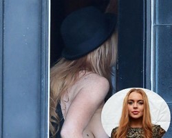 Lagi, Lindsay Lohan Keluar Rumah Tidak Pakai Bra