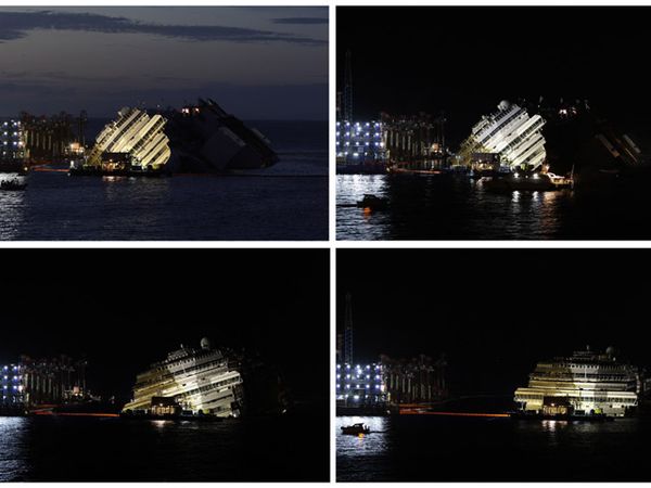 Kapal Costa Concordia Berhasil Dievakuasi